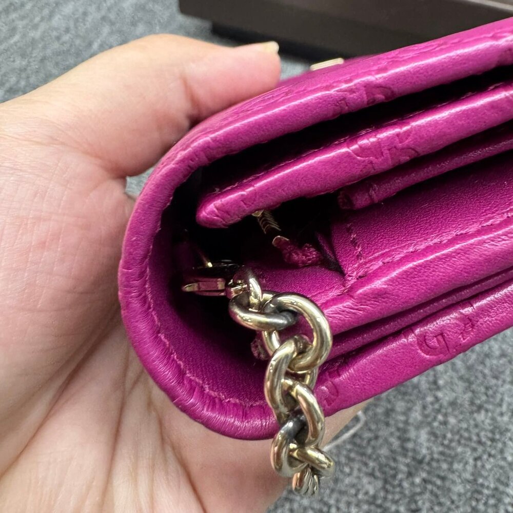 Gucci Leather Wallet on Chain 268-080625 - Picture 6 of 12